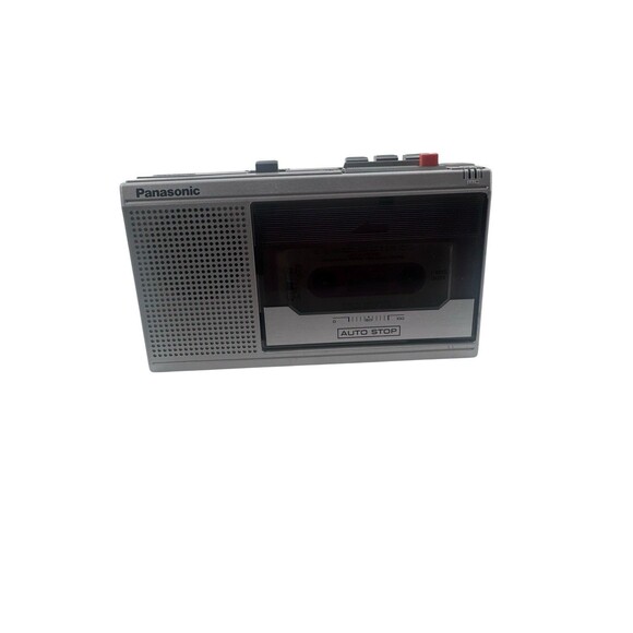 Retro Works Panasonic Portable Desktop Cassette Voice Recorder Player dictation - Picture 1 of 12